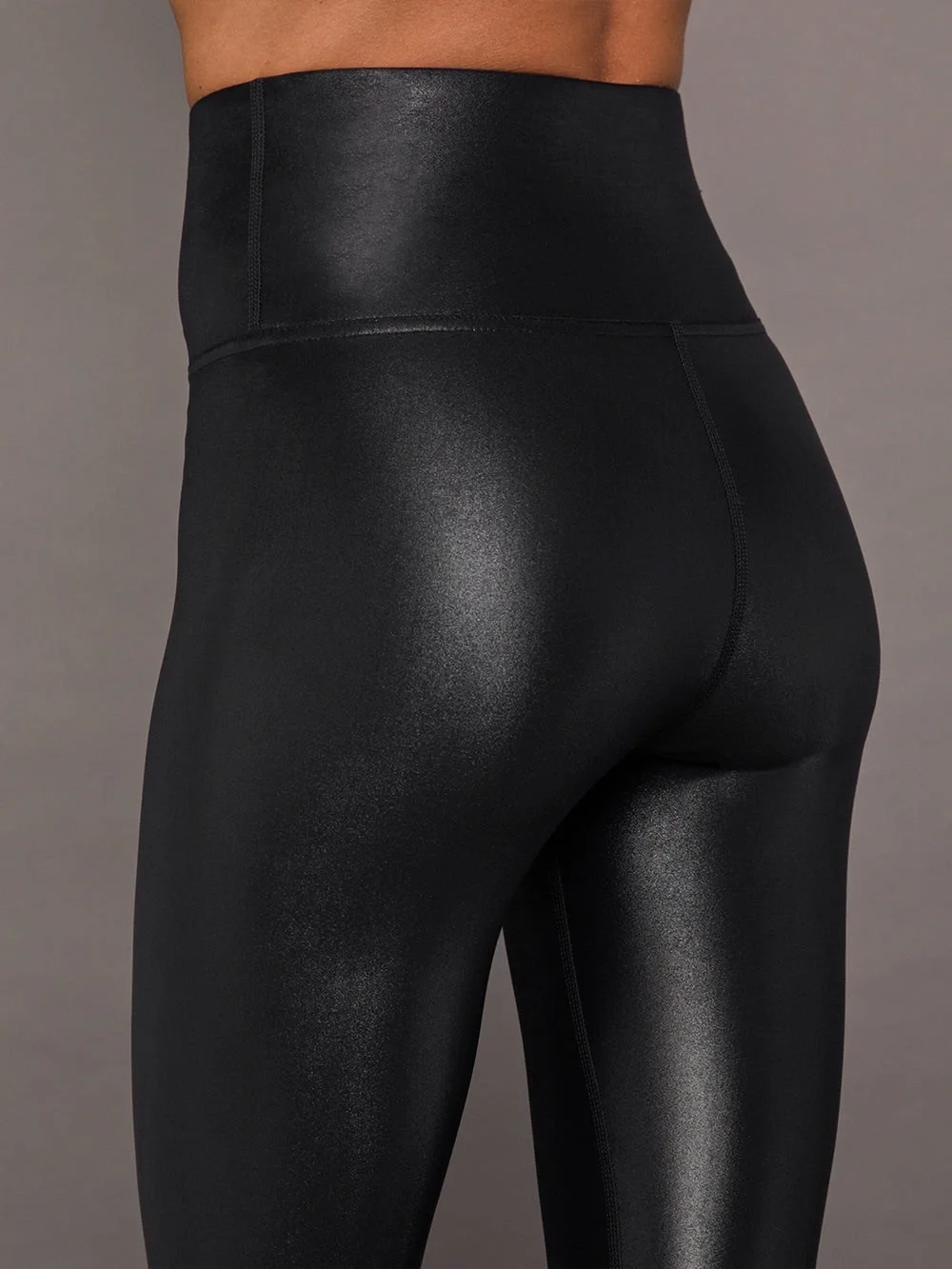 Carbon38 Takara Shine High Rise 7/8 Leggings Black XS Liquid Shine